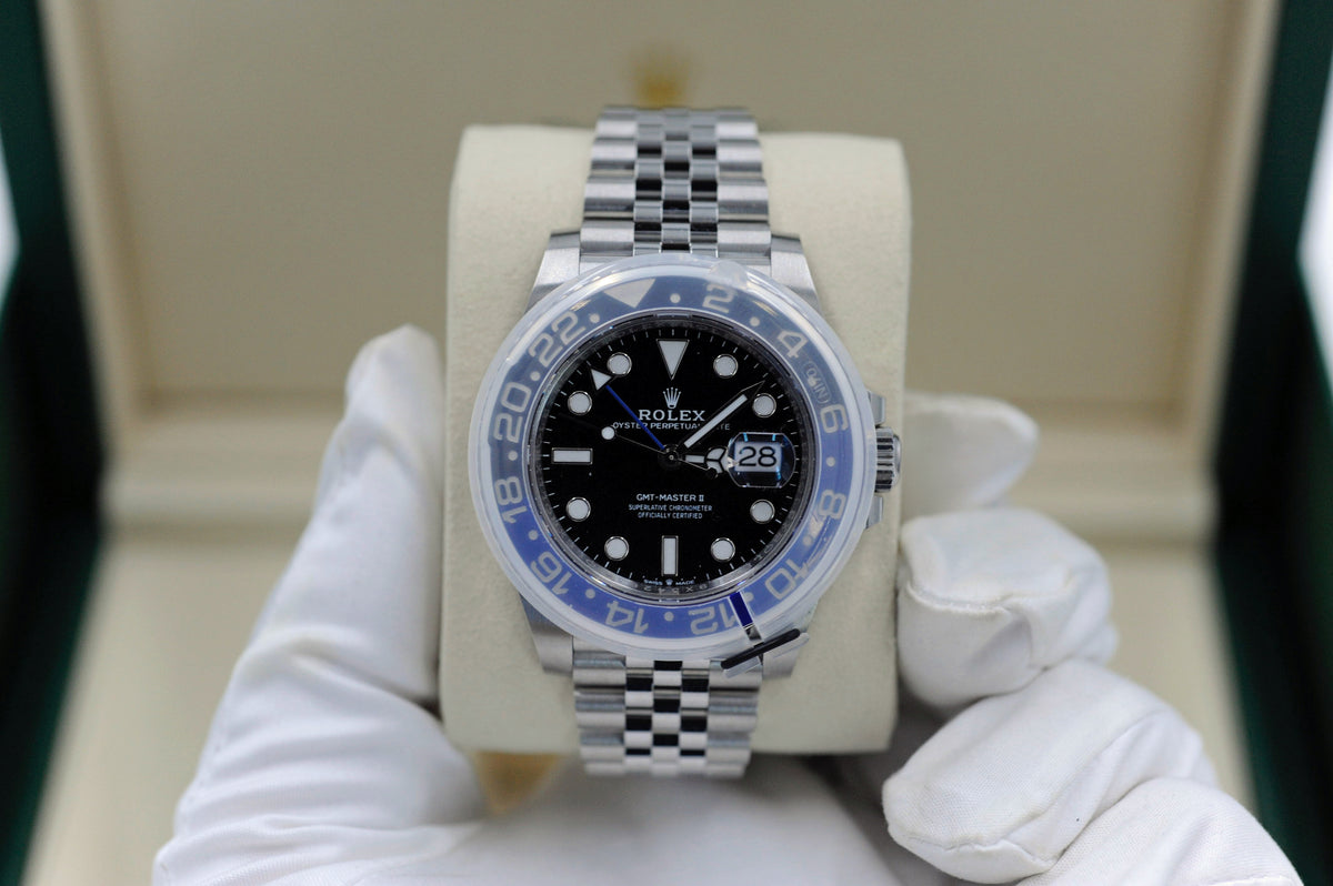 Rolex GMT-Master II Batgirl I Ref. 126710 BLNR I ungetragen I Full Set mit Erstkaufrechnung I 2020