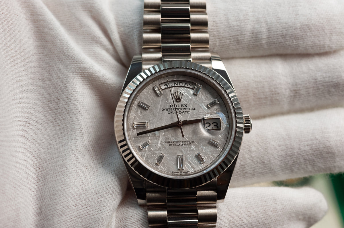 Rolex Day Date Meteorit I Ref. 228239 I 08/23 I Full Set I neuwertig