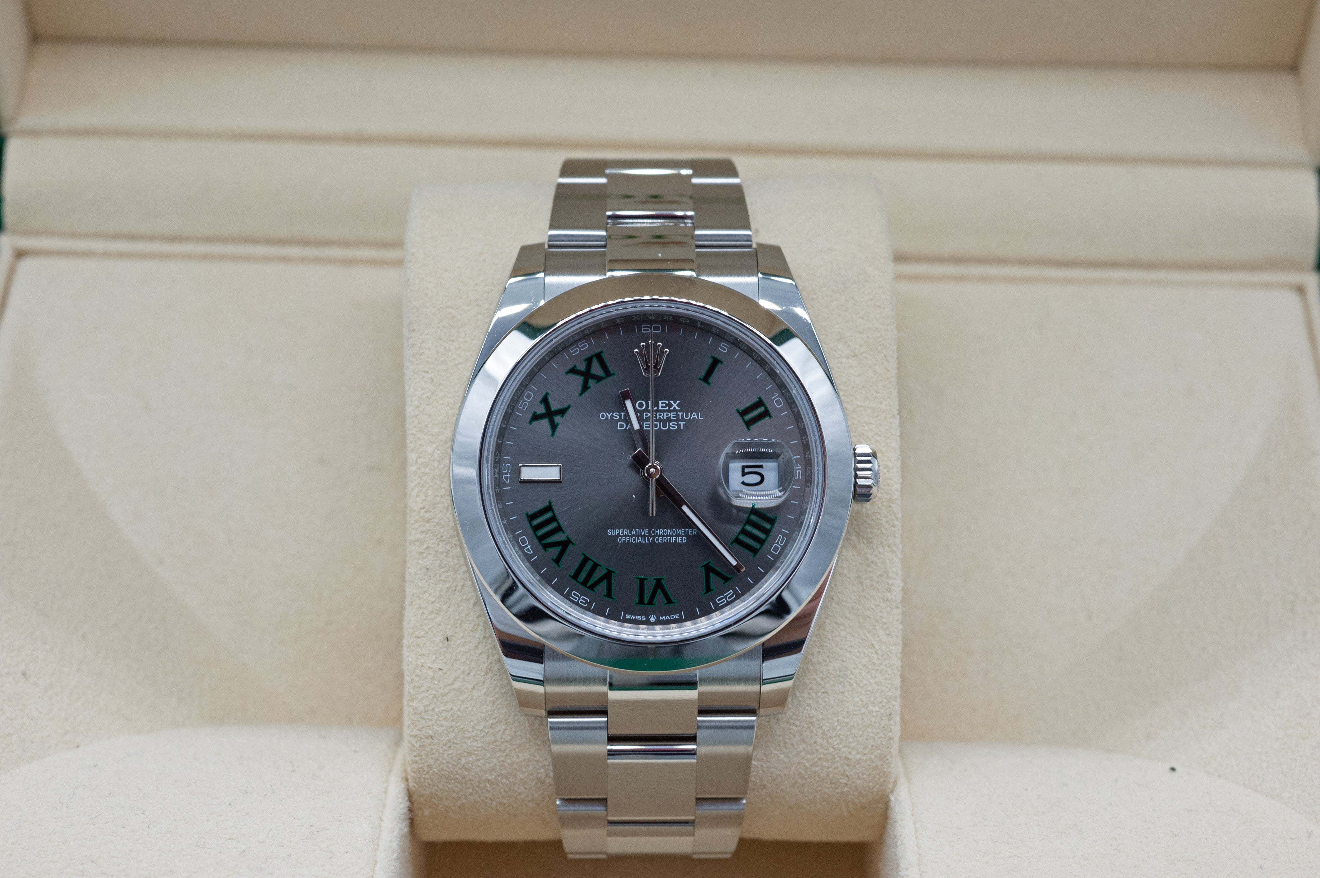 Rolex Datejust 41 Rhodium I ungetragen I 11/2025 I Ref. 126300