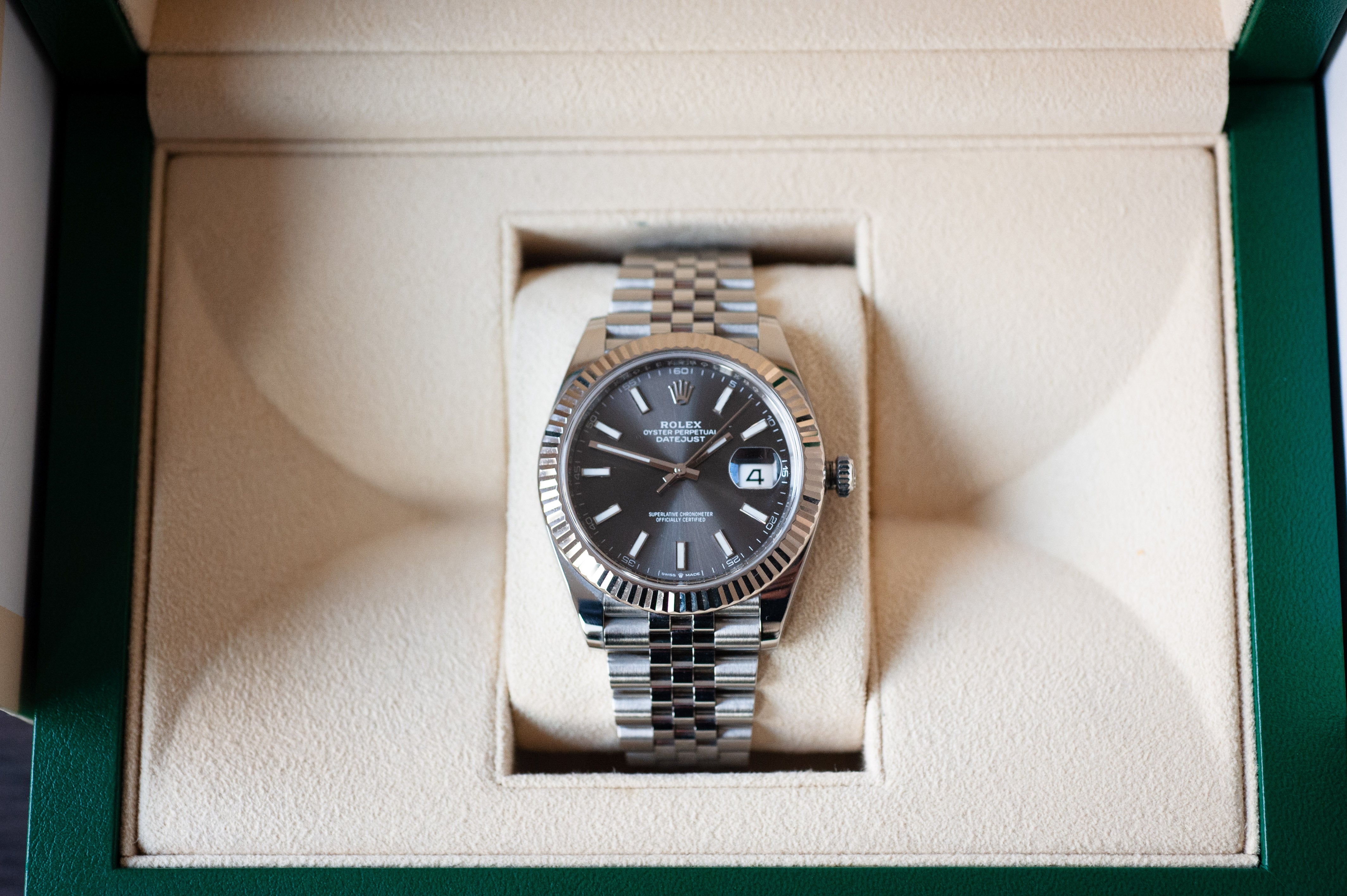 Rolex Datejust 41 mm Rhodium Ref. 126334