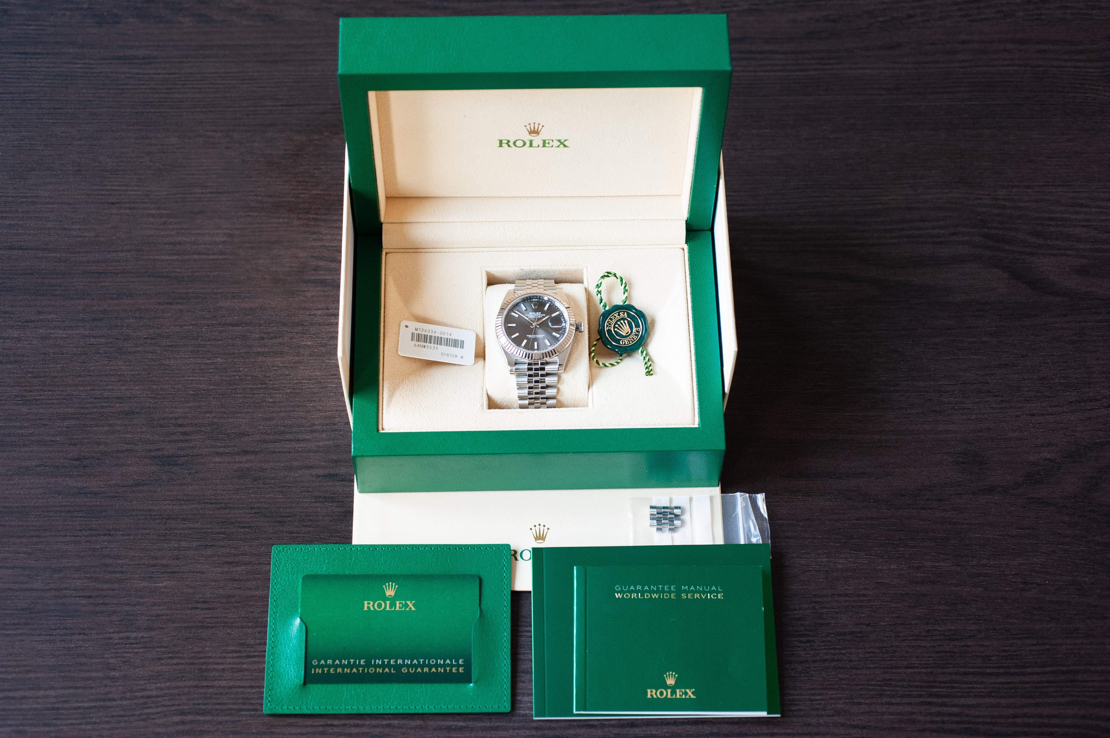 Rolex Datejust 41 mm Rhodium Ref. 126334