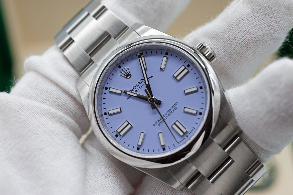 Rolex Oyster Perpetual 41 Lavender I Ref.134300 | 03/2026 mit Erstkaufrechnung