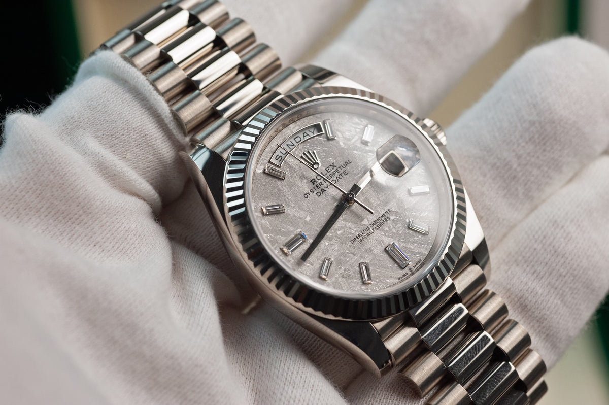 Rolex Day Date Meteorit I Ref. 228239 I 08/23 I Full Set I neuwertig
