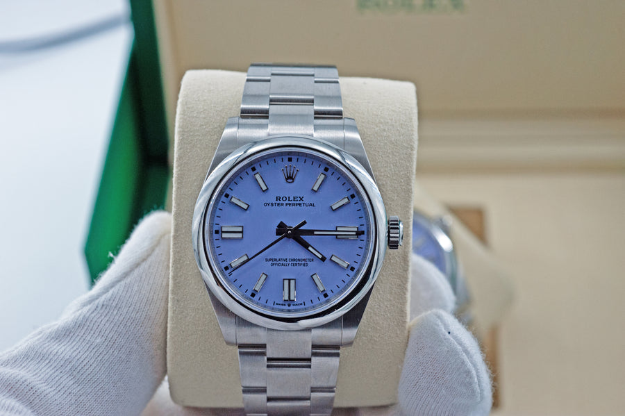 Rolex Oyster Perpetual 41 Lavender I Ref.134300 | 03/2026 mit Erstkaufrechnung