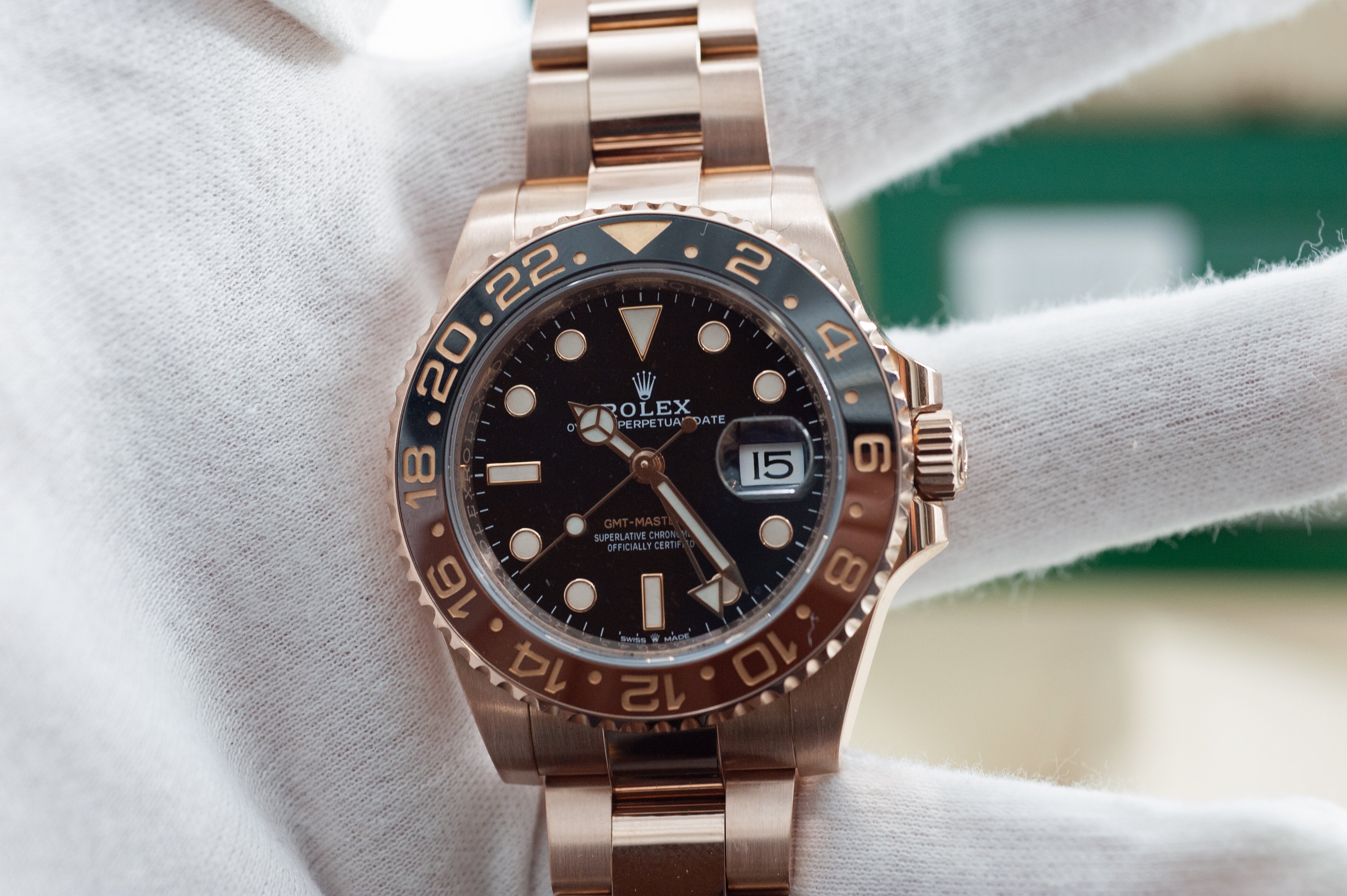 Rolex GMT-Master II 'Rootbeer' I neuwertig I Full Set I Ref. 126715 CHNR